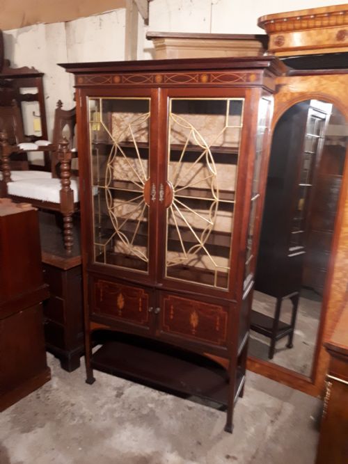 Shapland and Petter Inlaid Display Cabinet