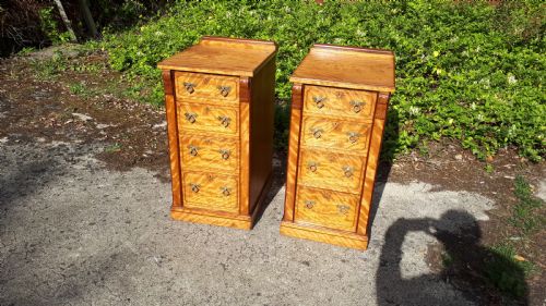 Pair of Late 19th Century Bedside Chests Cabinets.