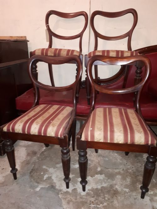 Set of Victorian Dining Chairs.
