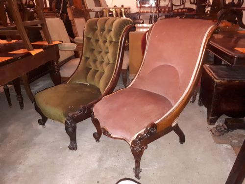 A Matched Pair of 19th Century Chairs