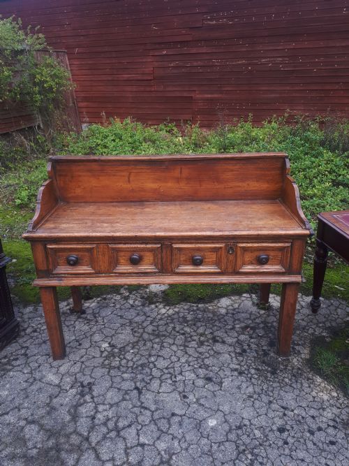 Rustic Antique Pine 2 Drawer Dresser