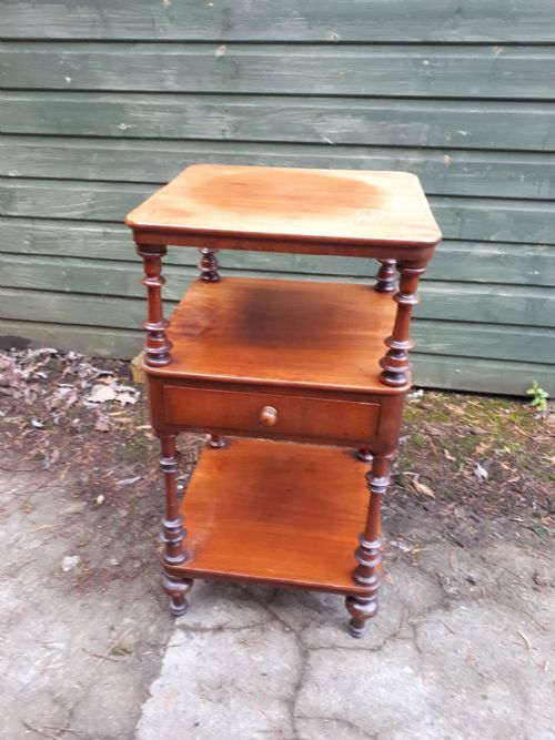 19th Century Mahogany Bedside Table