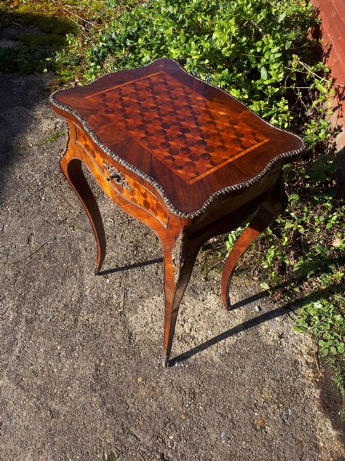 Late 19th Century Gilt Metal Mounted Vanity Dressing Table
