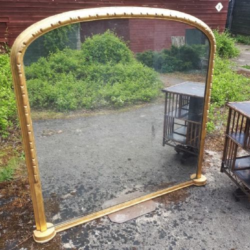 Large Victorian Gilt Mirror
