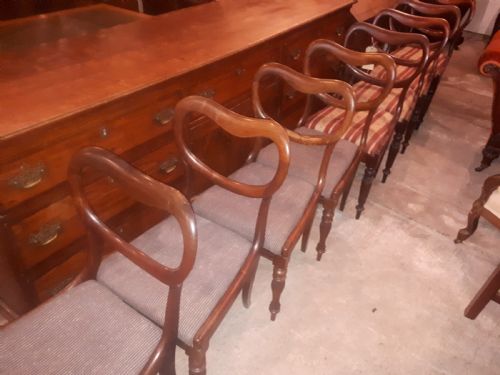 8 Early Victorian Dining Chairs-£40 Per Chair.