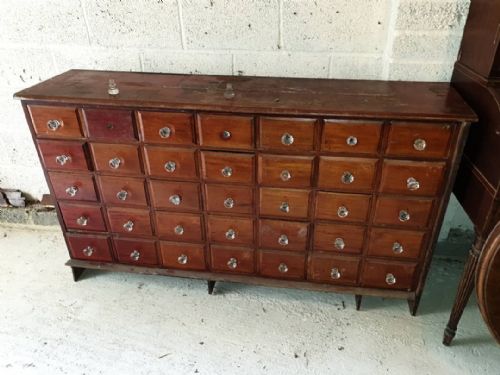 Bank of Chemist Drawers