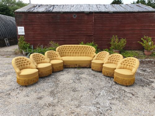 Good 7 Piece Drawing Room Suite.upholstery in Very Good Condition.