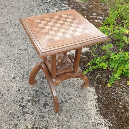 Oak Arts and Crafts Games Table