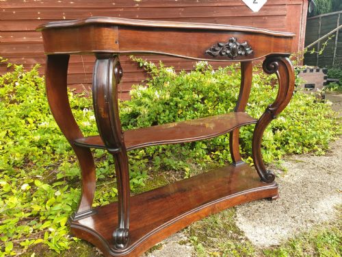 19th Rosewood Side/hall/console/serving Table