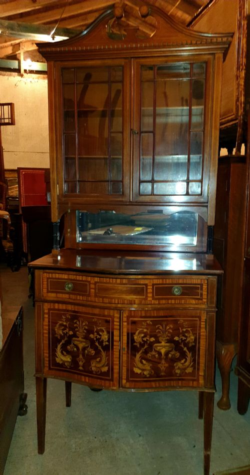 Edwardian Inlaid Mahogany Side Cabinet