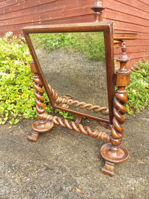 Larger Than Normal Double Twist Dressing Table Mirror.