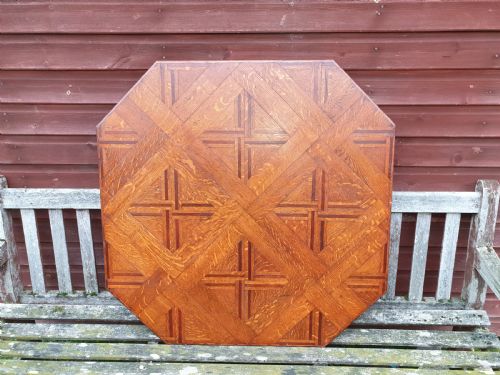 Good 3 Foot Late 19th Century Parquetry Table Top