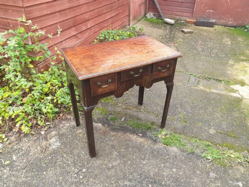 18th Century 3 Drawer Lowboy