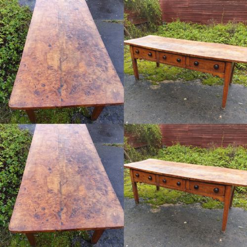 Large 19th Century Country House Serving Table