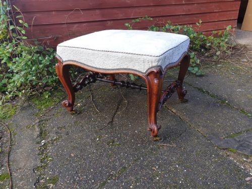 Mid 19th Century Rosewood Centre Stool