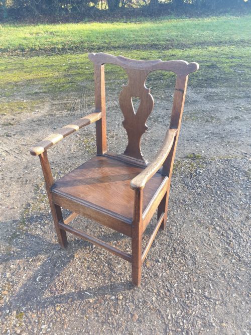19th Century Welsh Oak Armchair