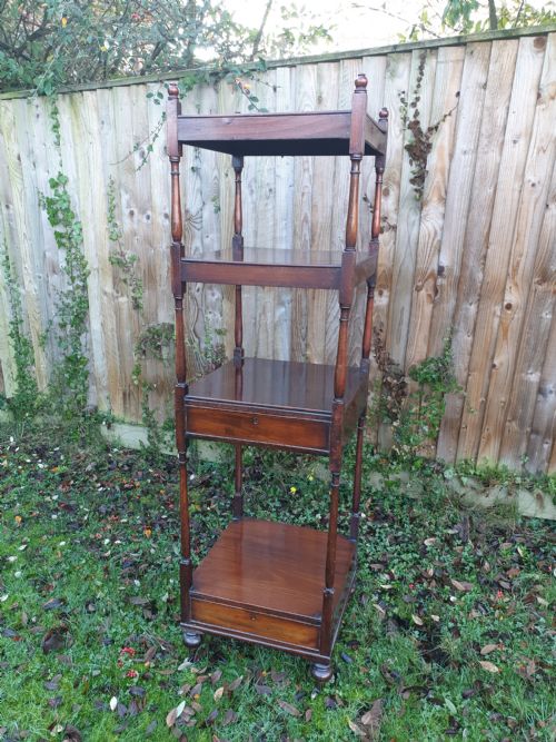 Regency 4 Tier Mahogany Etagere/whatnot