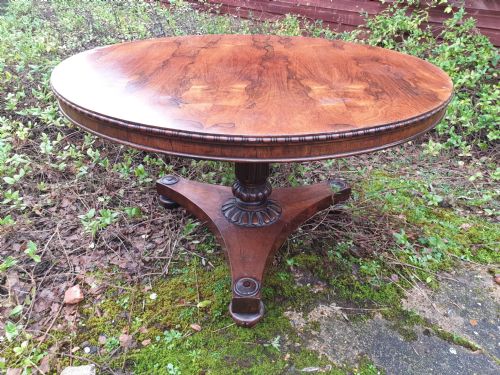 Regency Rosewood Pedestal Breakfast/centre Table