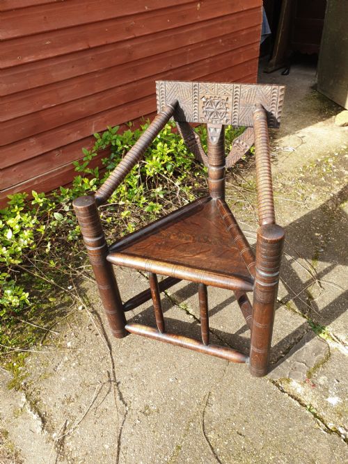 Oak Corner Chair