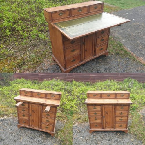 Late Georgian Pine Writing Desk