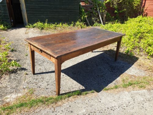 Good 19th Century 8/10 Seater Farmhouse Dining Table.