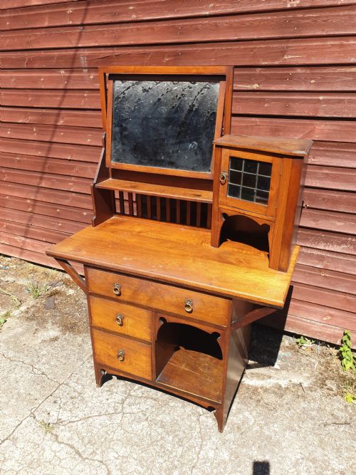 Late Victorian Liberty's Style Dressing Table.