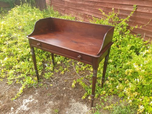 19th Century Mahogany Tray Top Side Table