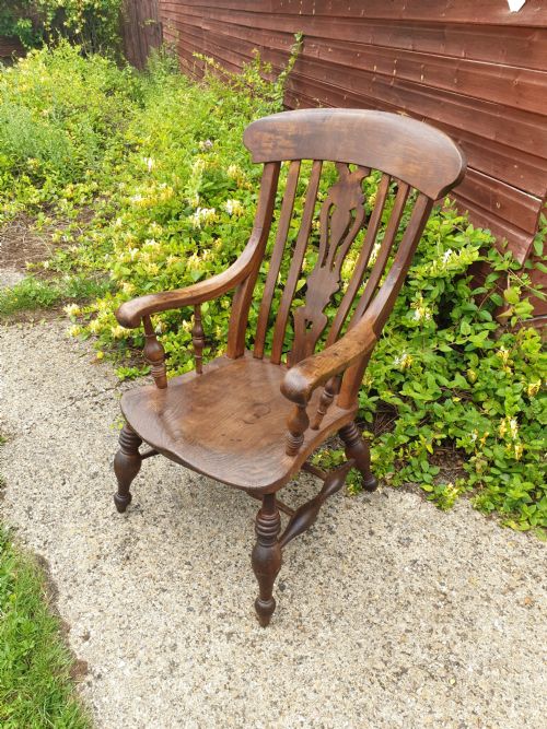 Mid Victorian Windsor Armchair