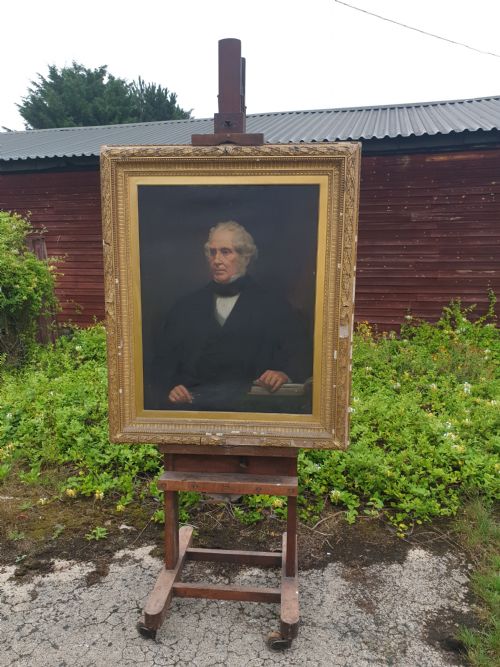 Large 19th Century Portrait of a Gentleman