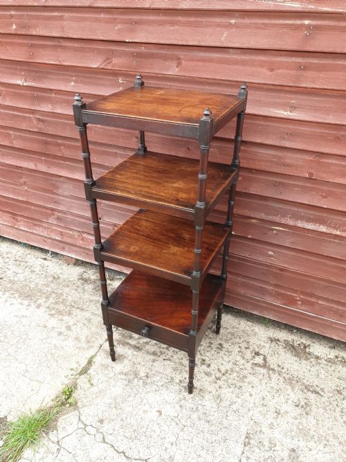 Regency Mahogany Whatnot