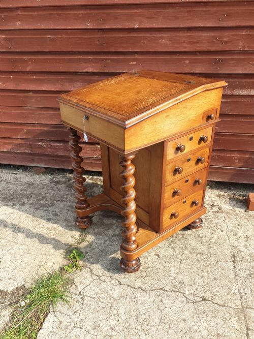 Early Victorian Rosewood Davenport