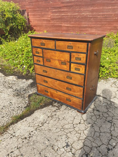 Good Camphorwood Military Campaign 2 Part Chest.