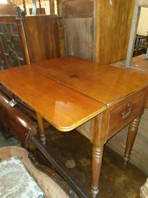 UNUSUAL SHIPS TEAK COMBINED WASHSTAND TABLE - ADDITIONAL PHOTO 2