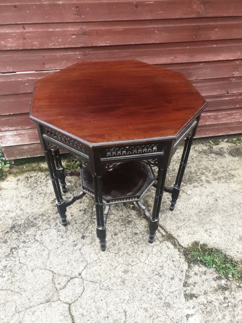 Edwardian Mahogany Octagonal Occasional Table.