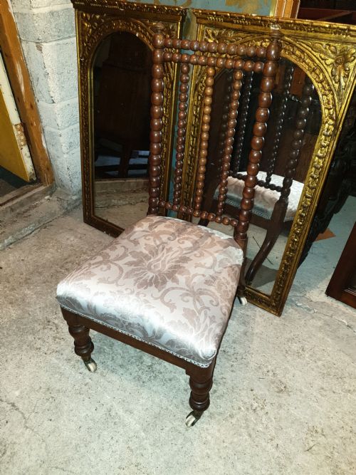 19th Bobbin Back Side Chair.
maker - Strahan Dublin