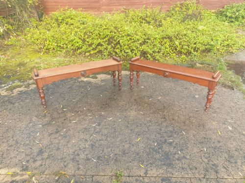 2 19th Century Hall Benches