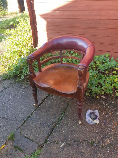 Victorian Desk Armchair by Heals.