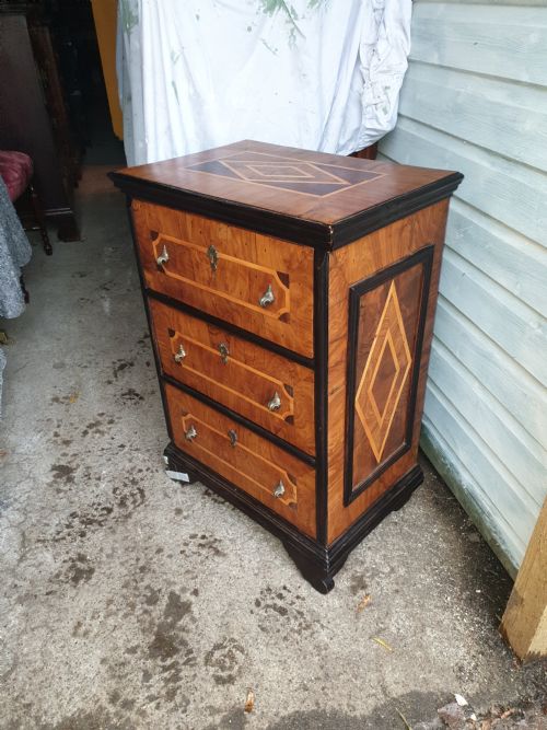 Small 19th Century Inlaid Italian Chest of Drawers