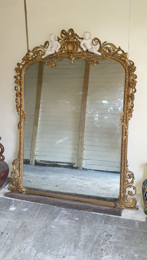Good 19th Century Mirror