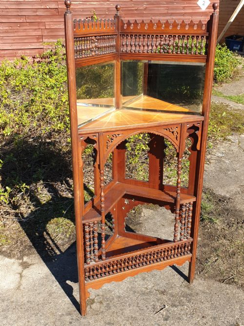 Late Victorian Corner Cabinet in the Manner of Liberty's