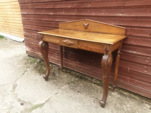 19th Century Oak Hall Table