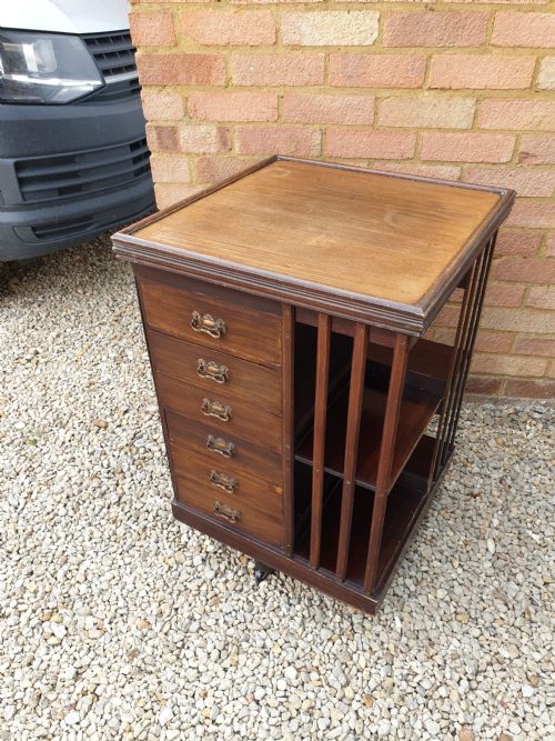 Edwardian Revolving Bookcase