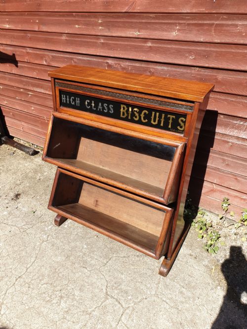 Edwardian Biscuit Shop Cabinet