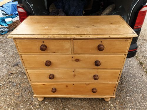 Victorian Pine Chest of Drawers