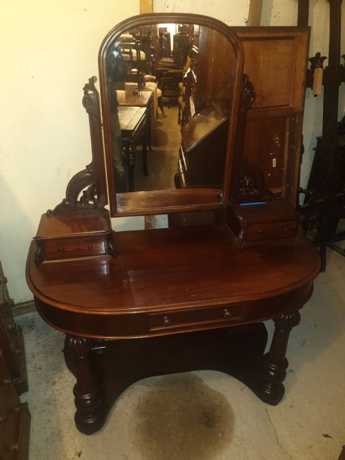 Victorian Mahogany Duchess Dressing Table