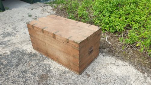 Anglo Indian Brass Bound Chest