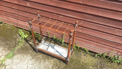 19th Century Mahogany Stick Umbrella Stand.