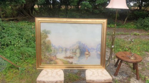 Large Watercolour of the Thames