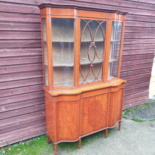 Good Quality Inlaid Satinwood Cabinet