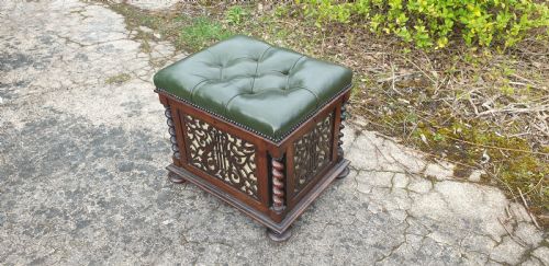 Mid 19th Century Rosewood Music Stool